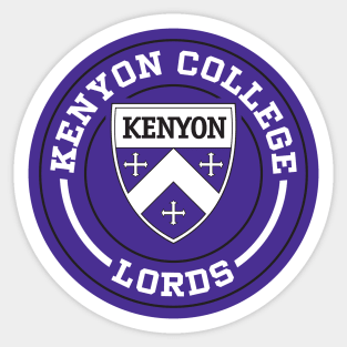 Kenyon College - Lords Sticker